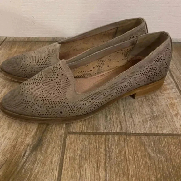 Donna Piu Women’s Leather Tan Slip On Loafers Flats - Picture 6 of 9